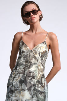 Lorelie Dress | Abstract Garden Print