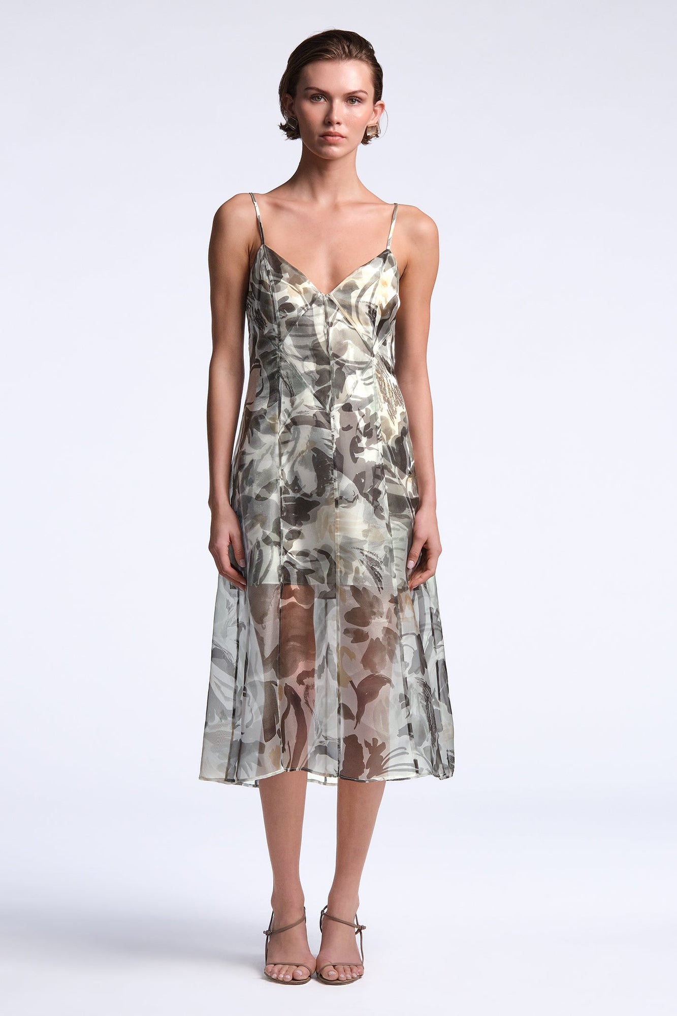 Lorelie Dress | Abstract Garden Print