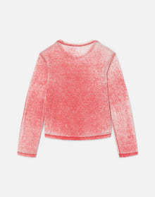 Womens | Long Sleeve Boxy Tee | Heritage Red