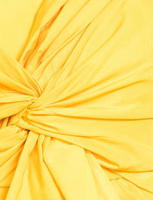 Bustier with Long Train | Sunshine Yellow