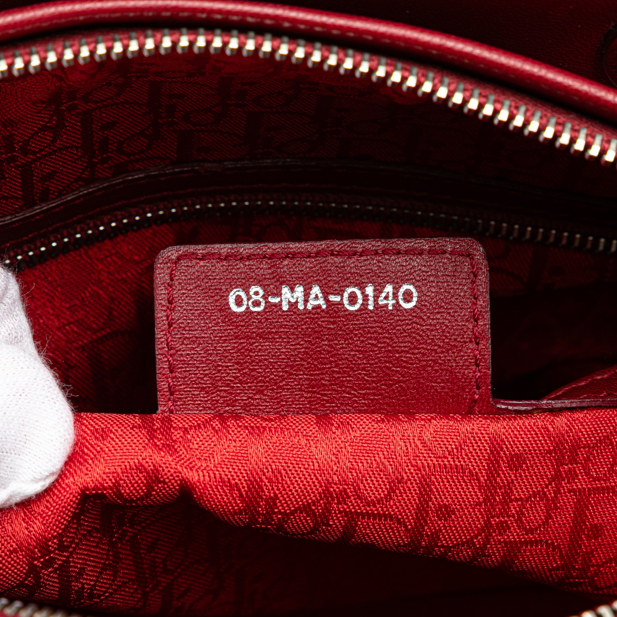 Dior | Pre-Owned Large Lambskin Cannage Lady | Brown