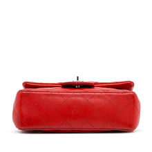 Chanel | Pre-Owned New Mini Rectangular Classic Lambskin Single Flap | Red