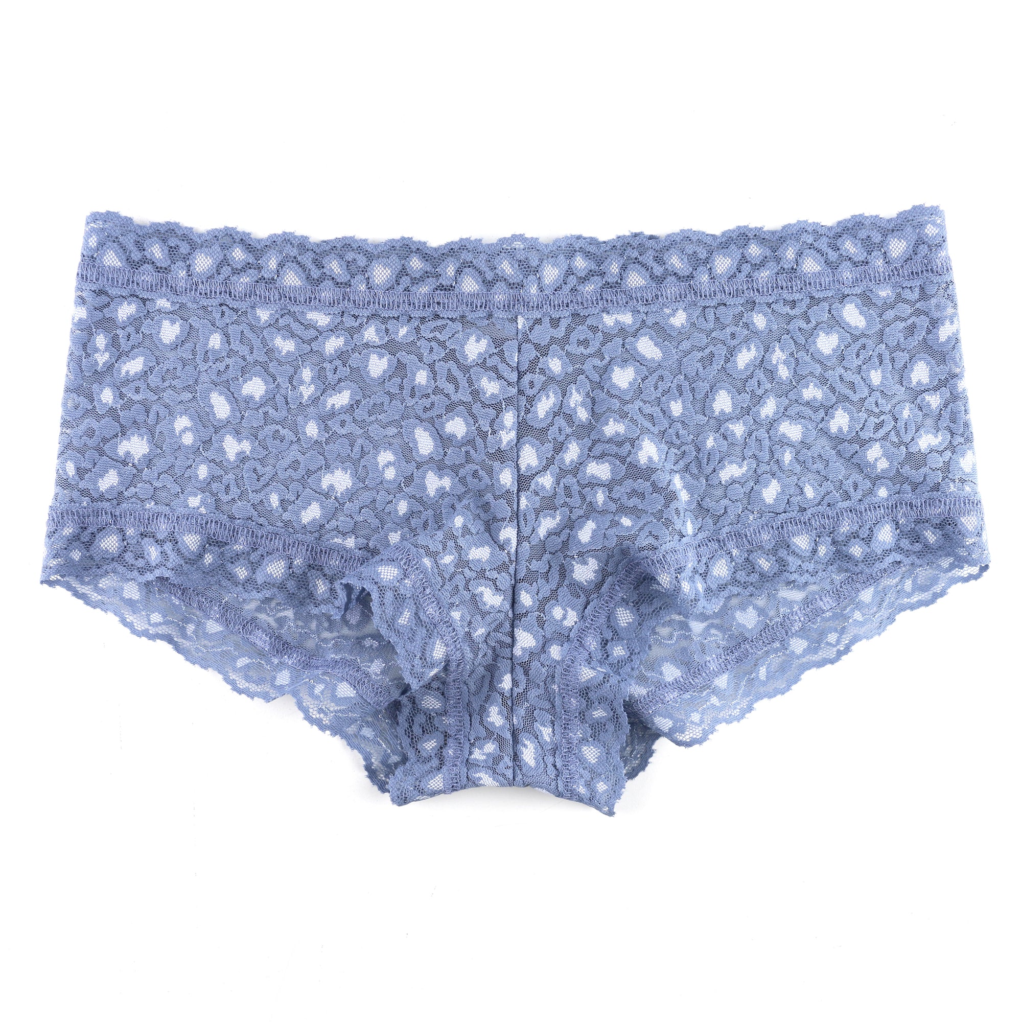Cross-Dyed Boyshort - I | Stonewash Blue/Serenity Blue