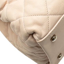 Chanel | Pre-Owned Mini Quilted Lambskin Chain Me Tote | Brown/Light Beige