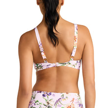 Swim Triangle Bralette Top | Fawning Flora (Purple)