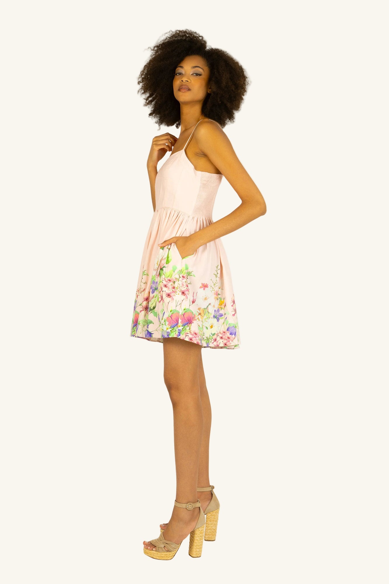 Serena Dress | Golden Floral