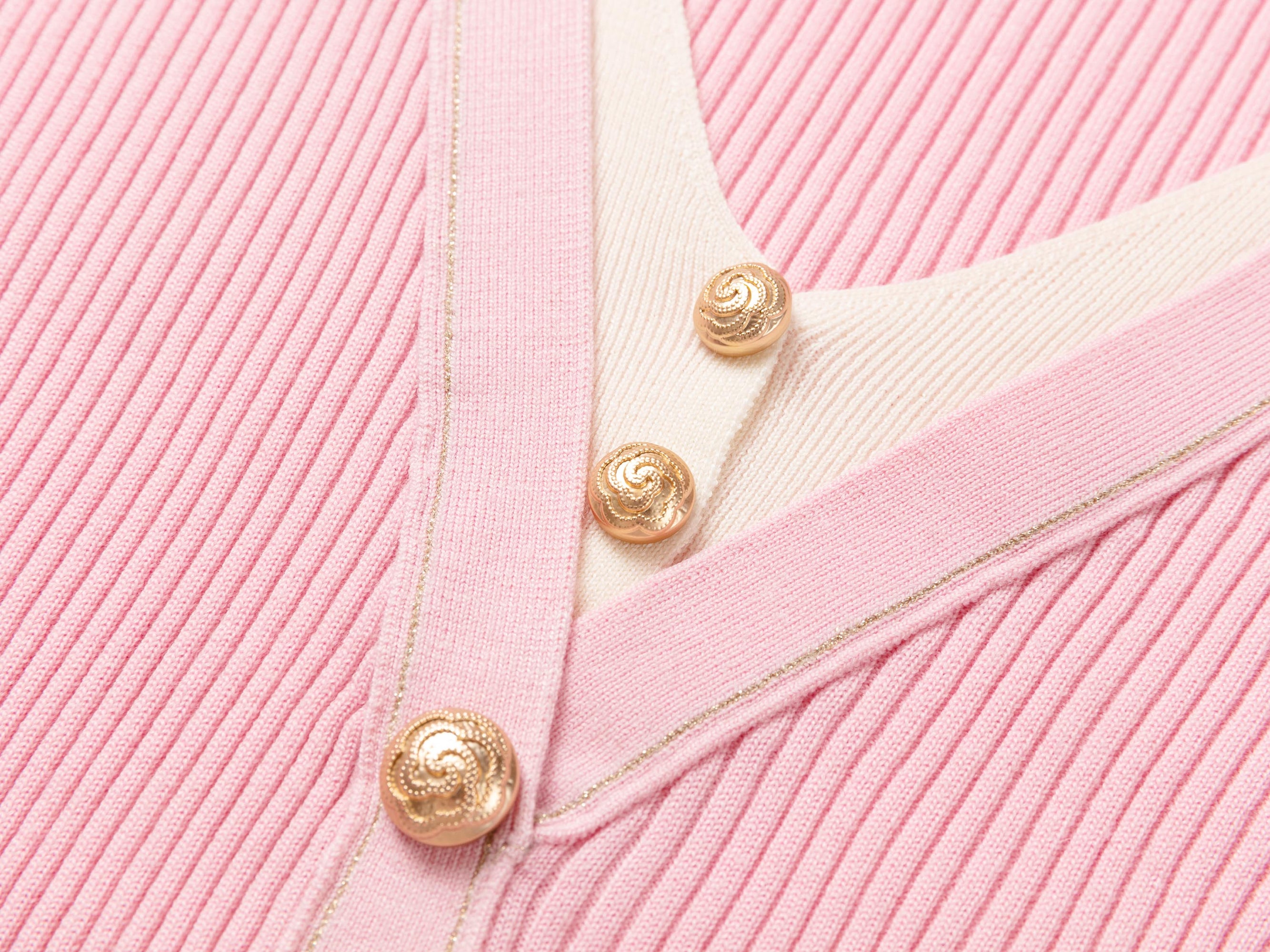 Merino Wool Knit Sweater | Pink