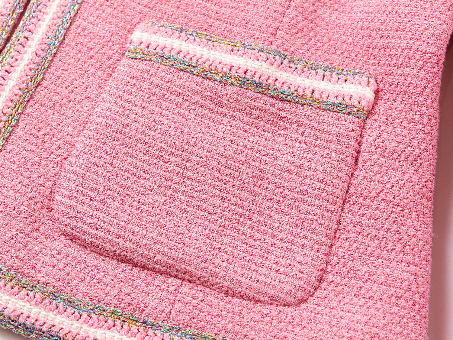 Waist-Cinching Round Neck Coat | Pink