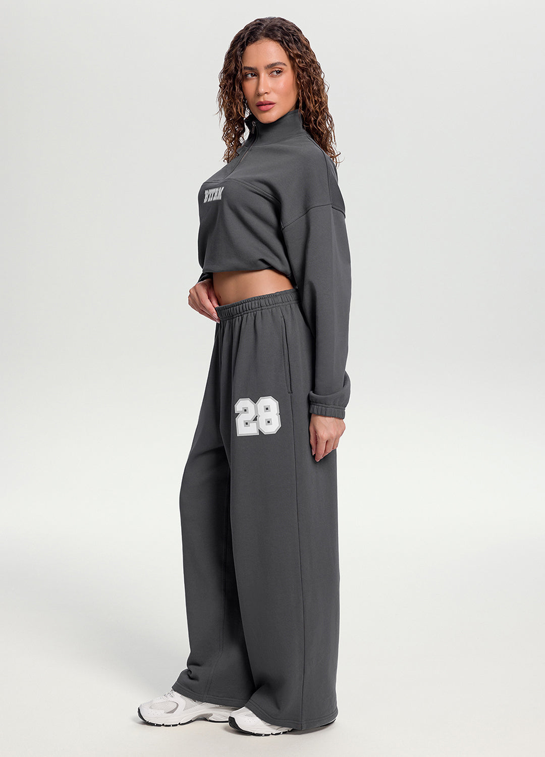 Better League Wide-Leg Sweatpants | Charcoal