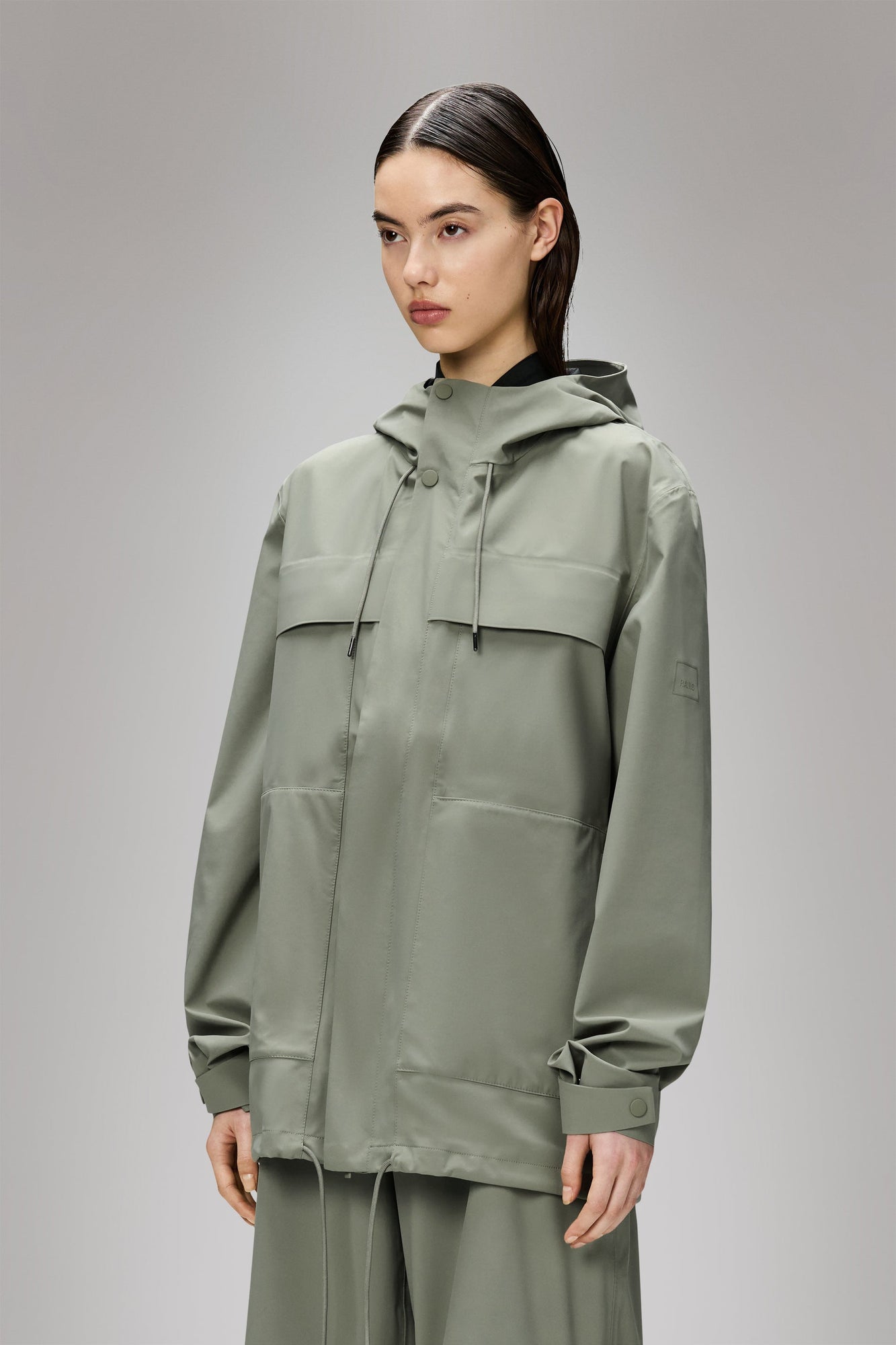 RAINS Suva Hardshell Cargo Jacket Drift Jacket