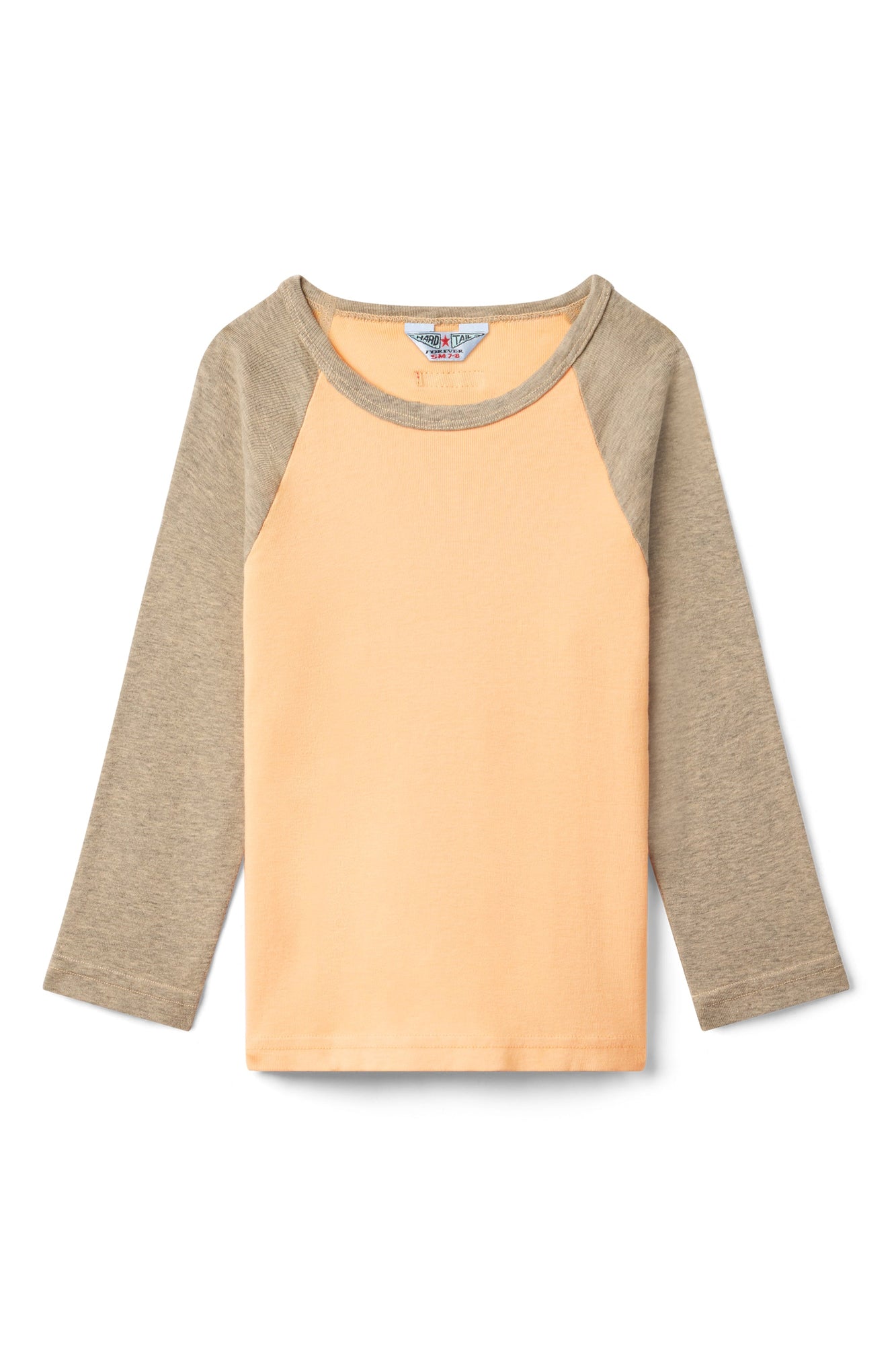 Kids | Kids Basic Baseball Tee | Orange Creamsicle