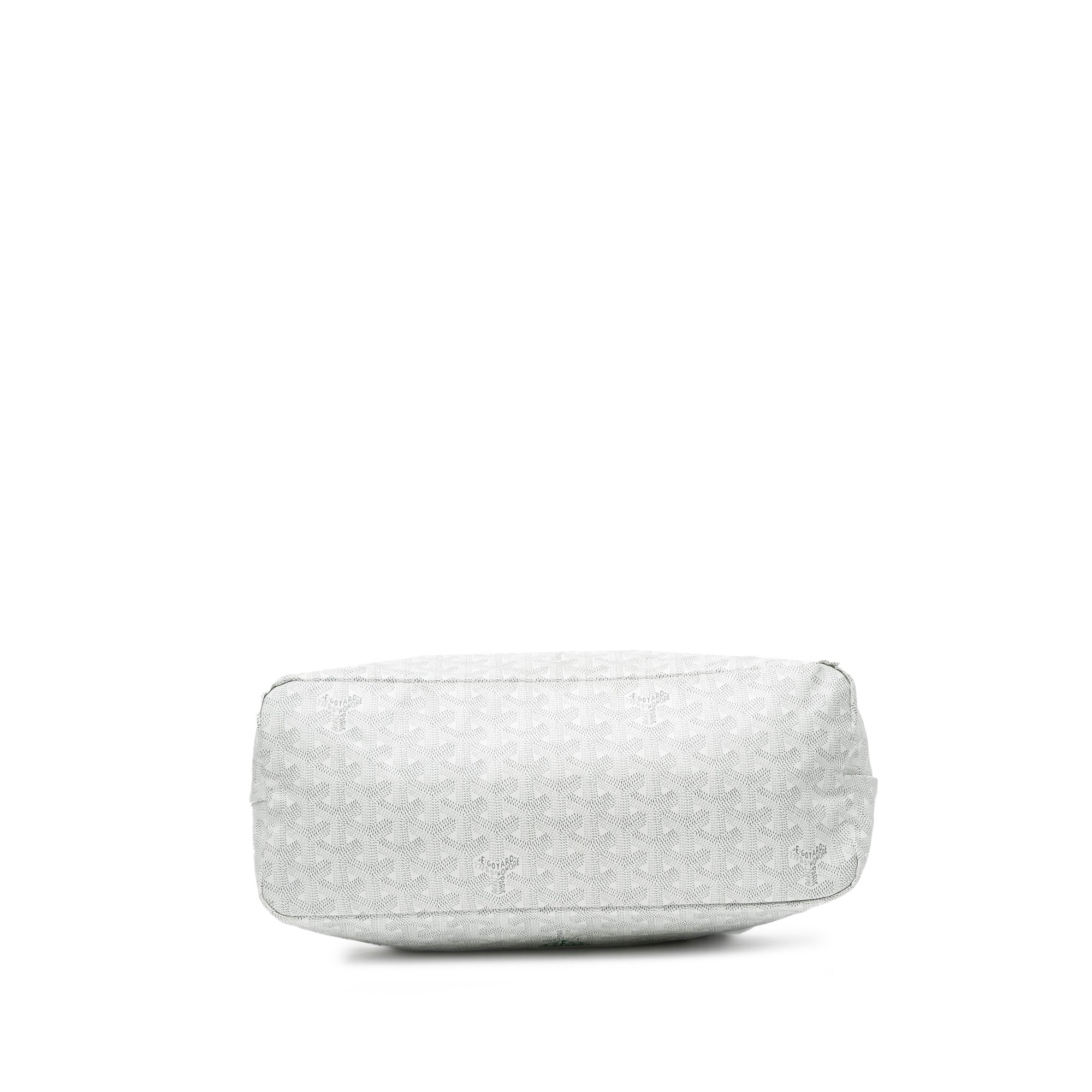 Goyard | Pre-Owned Goyardine Boheme Hobo | White