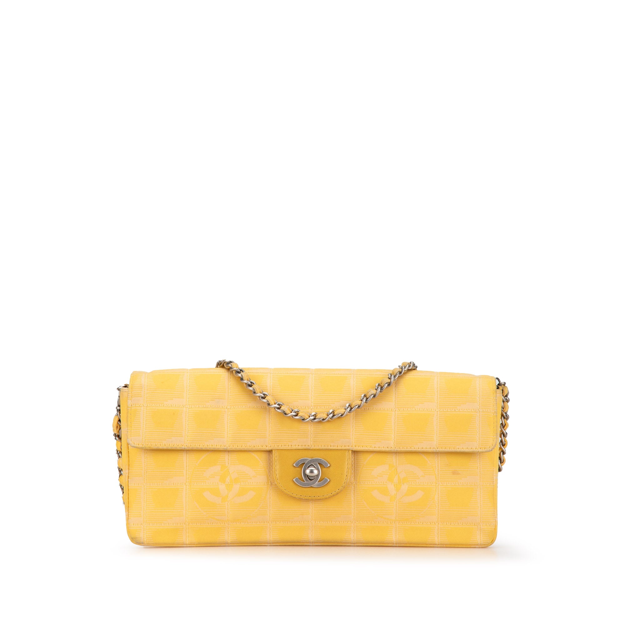 Chanel | Pre-Owned New Travel Line Nylon East West Flap | Yellow