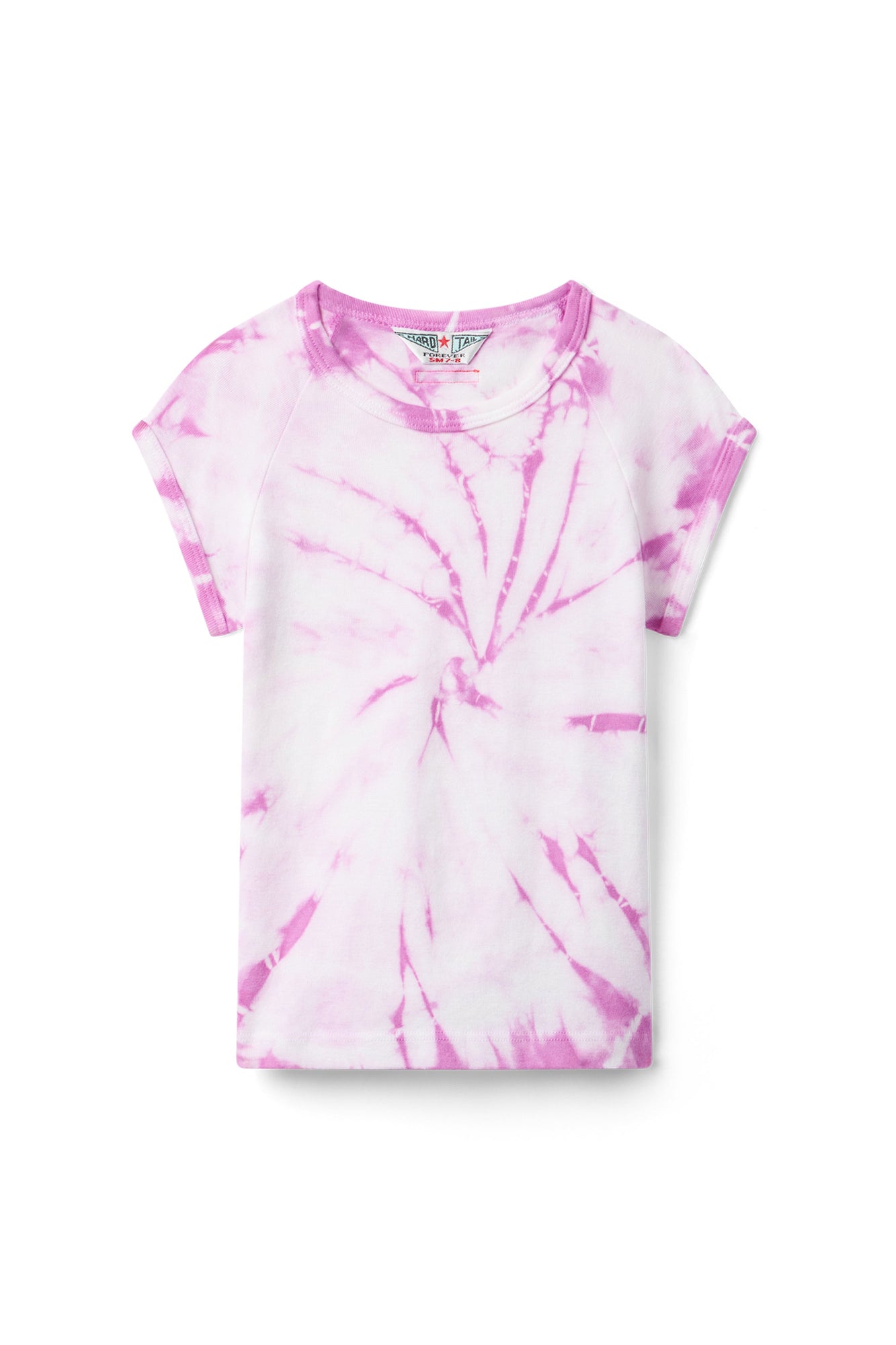 Kids | Kids Basic Short Sleeve Baseball Tee | Spiral Violet