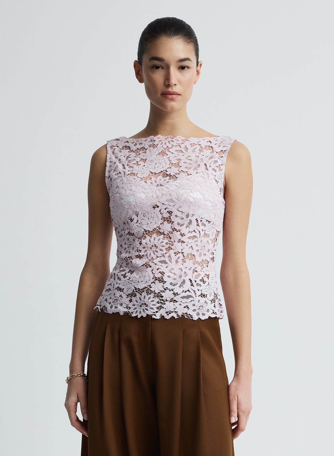 Luella Top | Purple Lace