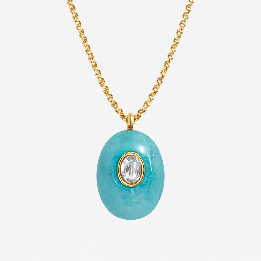 Arista Necklace | 18K Gold-Plated Steel