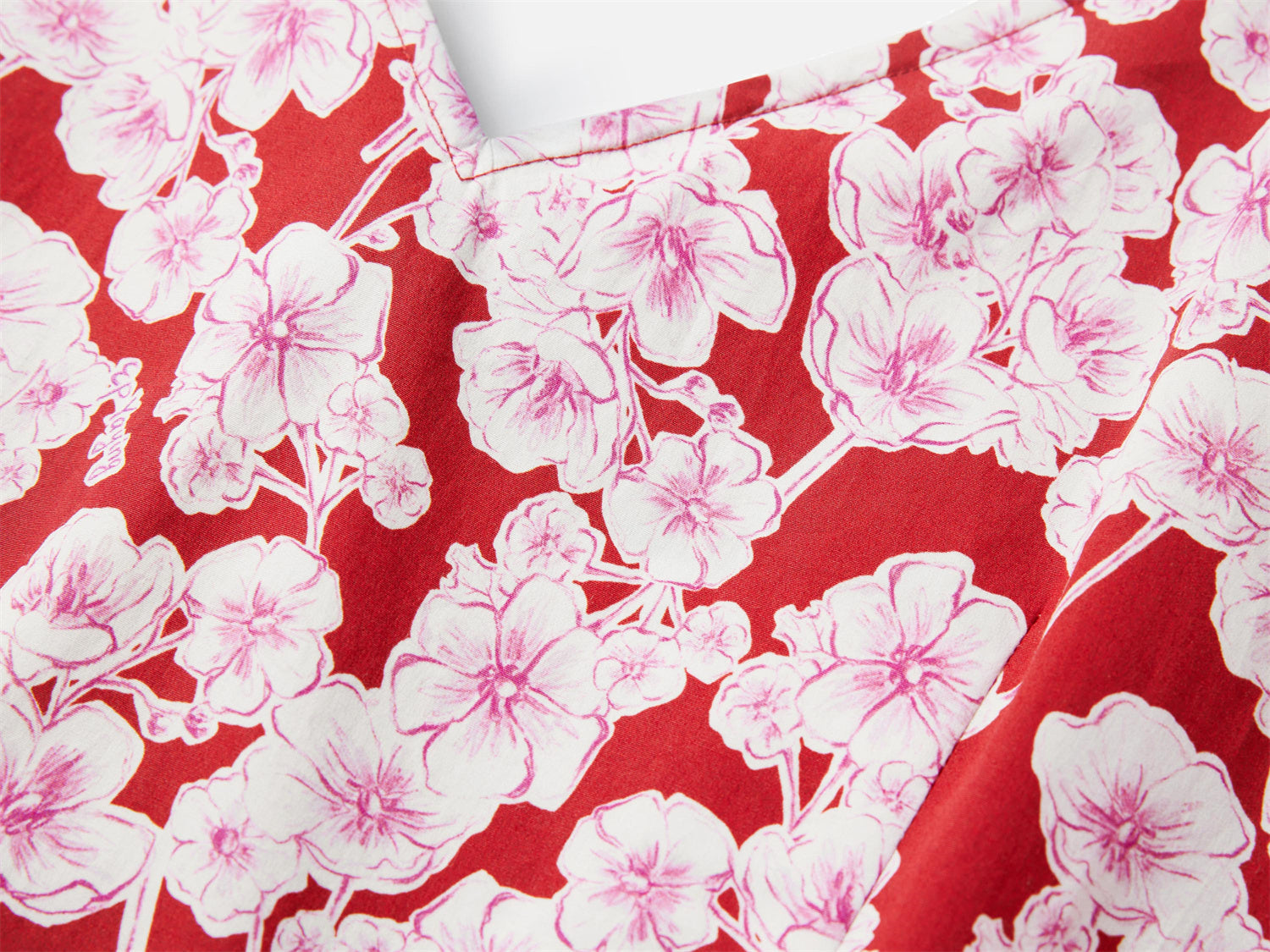 Printed Dress | Red