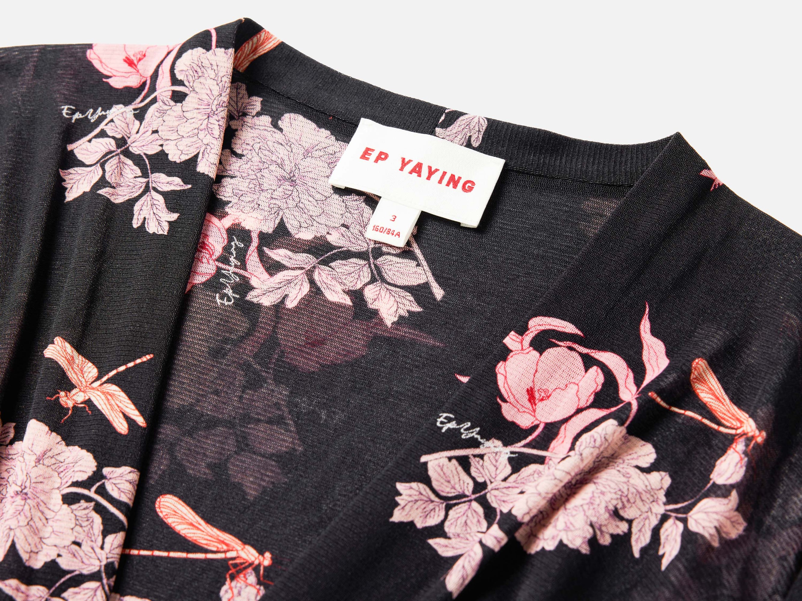 Floral Midi Dress | Black