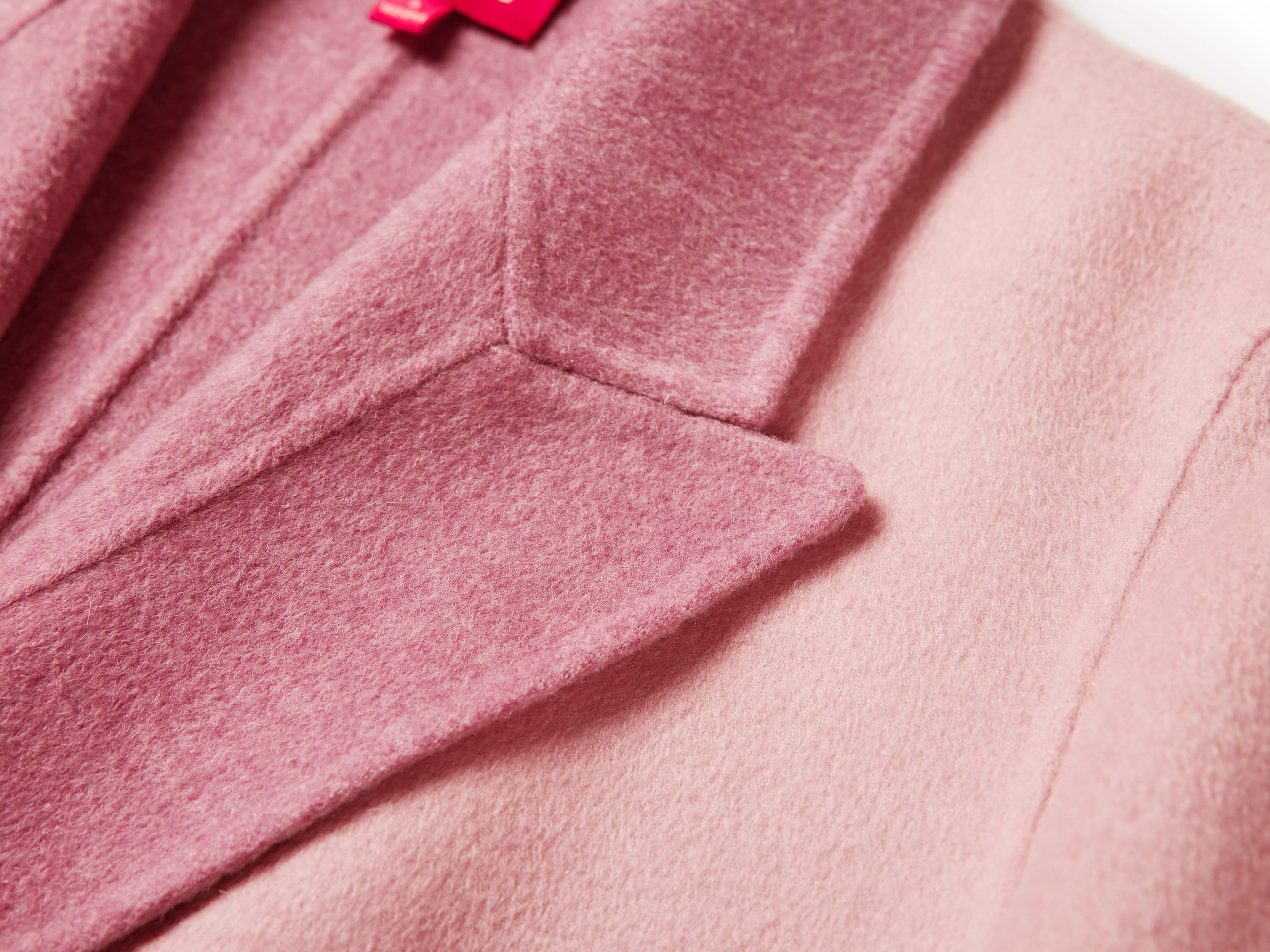 Gradient Cashmere Overcoat | Pink