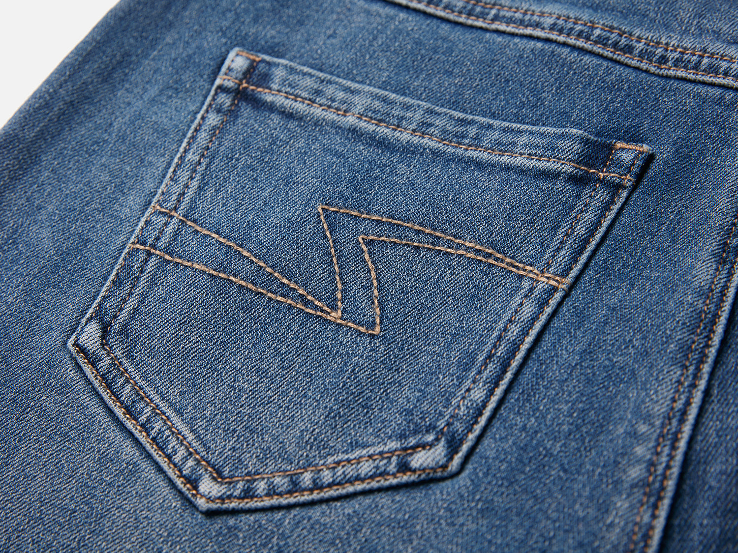 Long-staple Cotton Slim Jeans | Blue