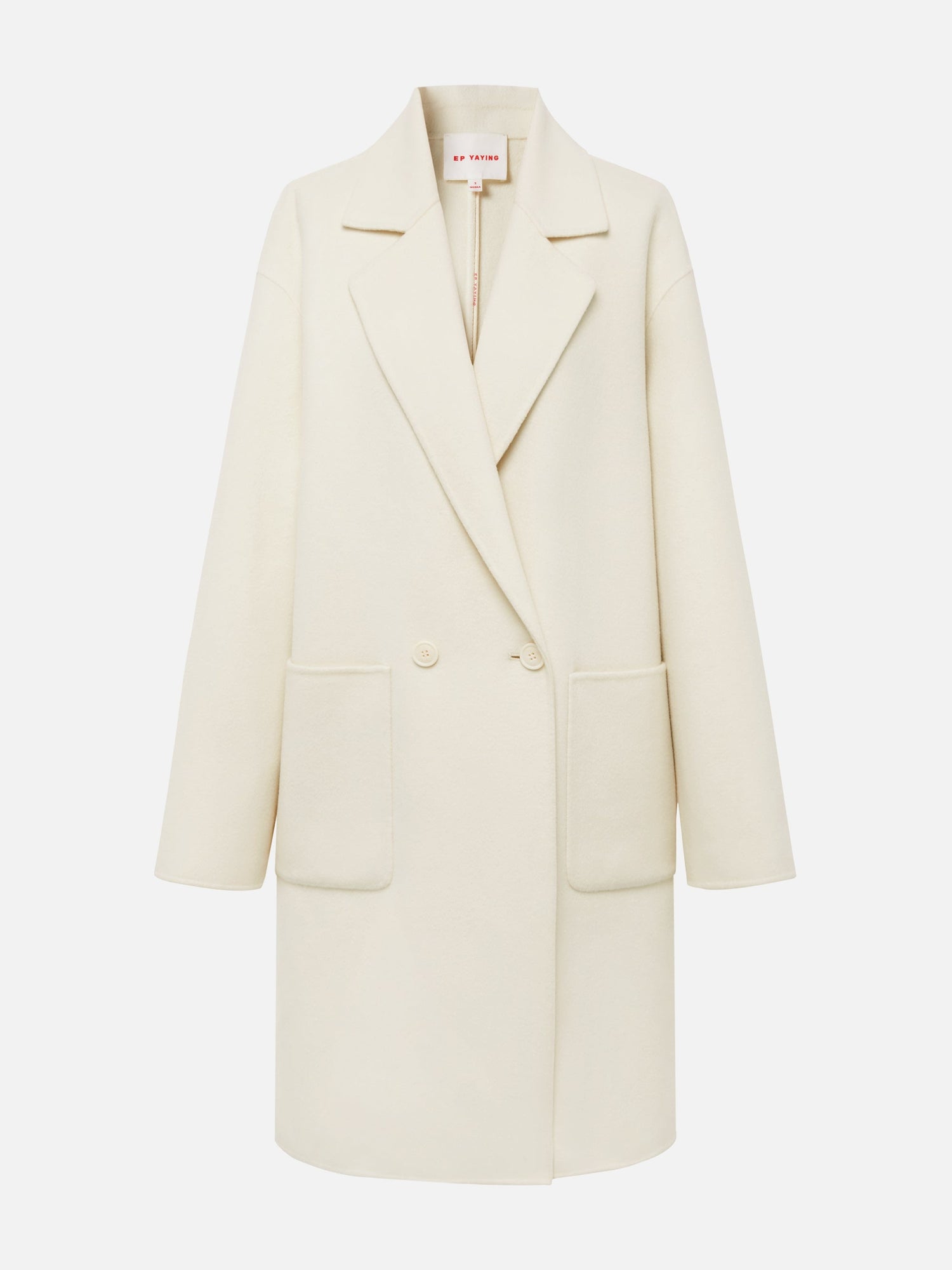 Alashan Cashmere Coat | White