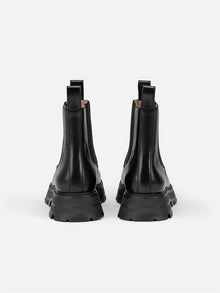 Slip-On Chelsea Boots Minimalist Solid Color | Black