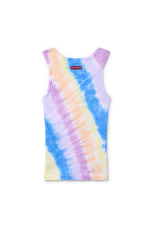 Kids | Kids Basic Fitted Ribbed Tank | Multi Stripe Lines 5