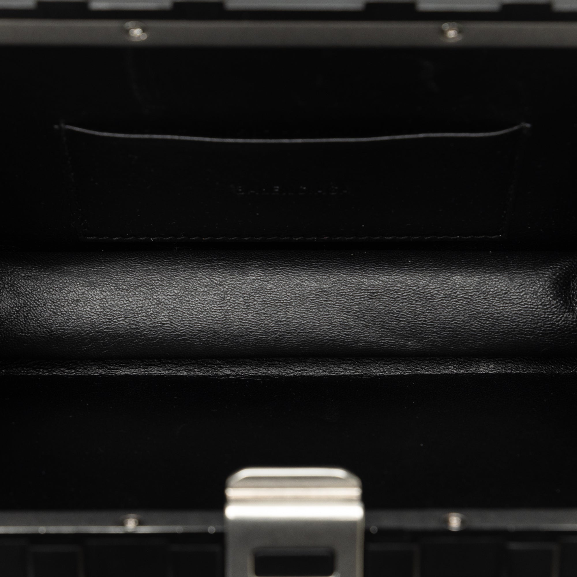Balenciaga | Pre-Owned Toolbox Clutch Crossbody Bag | Black