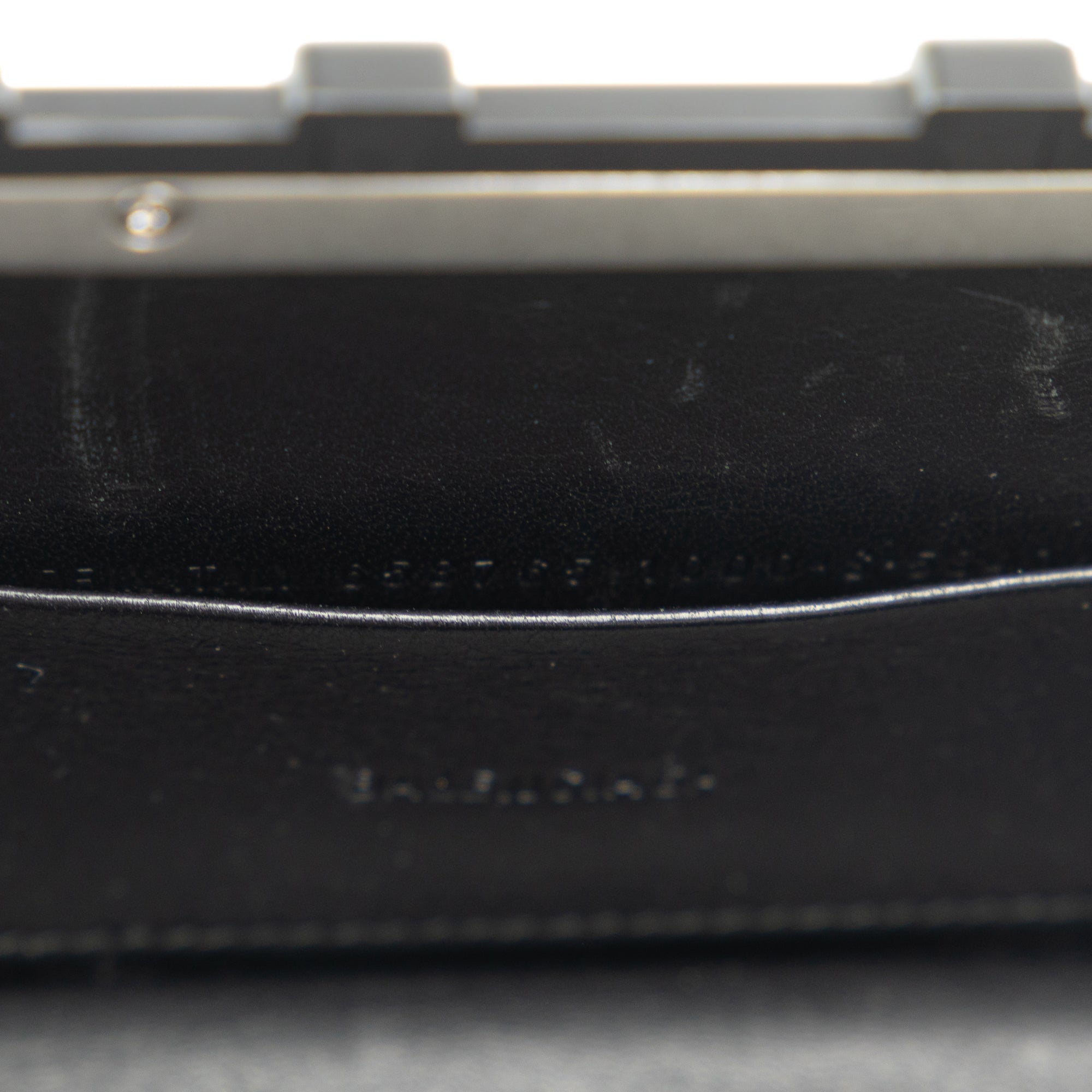 Balenciaga | Pre-Owned Toolbox Clutch Crossbody Bag | Black