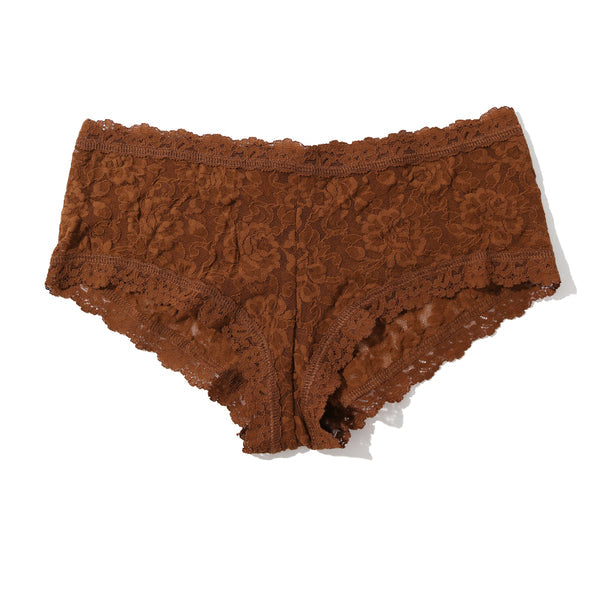 Signature Lace Boyshort - I | Macchiato