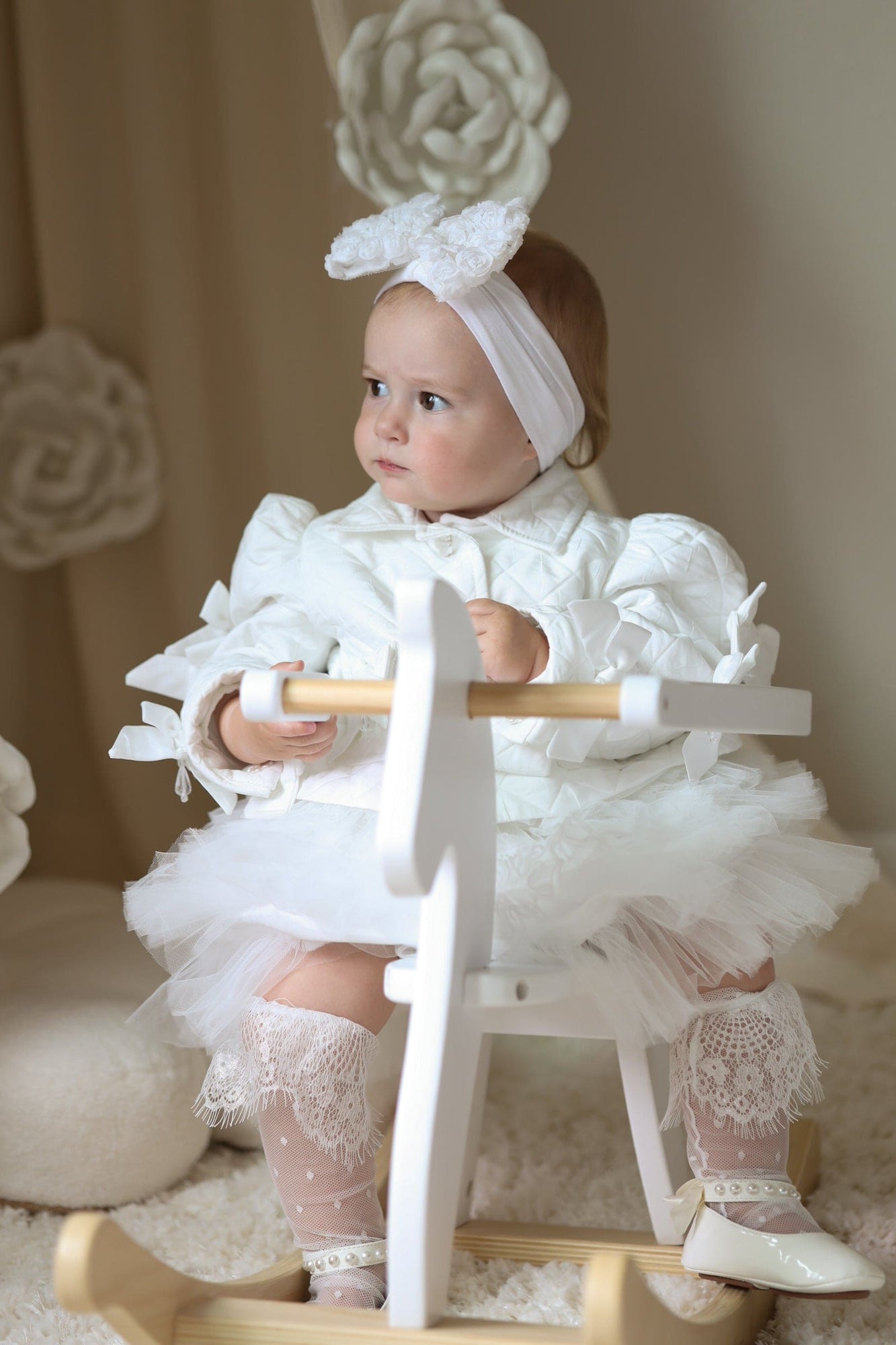 Girl | Poppy Quilted Jacket | White