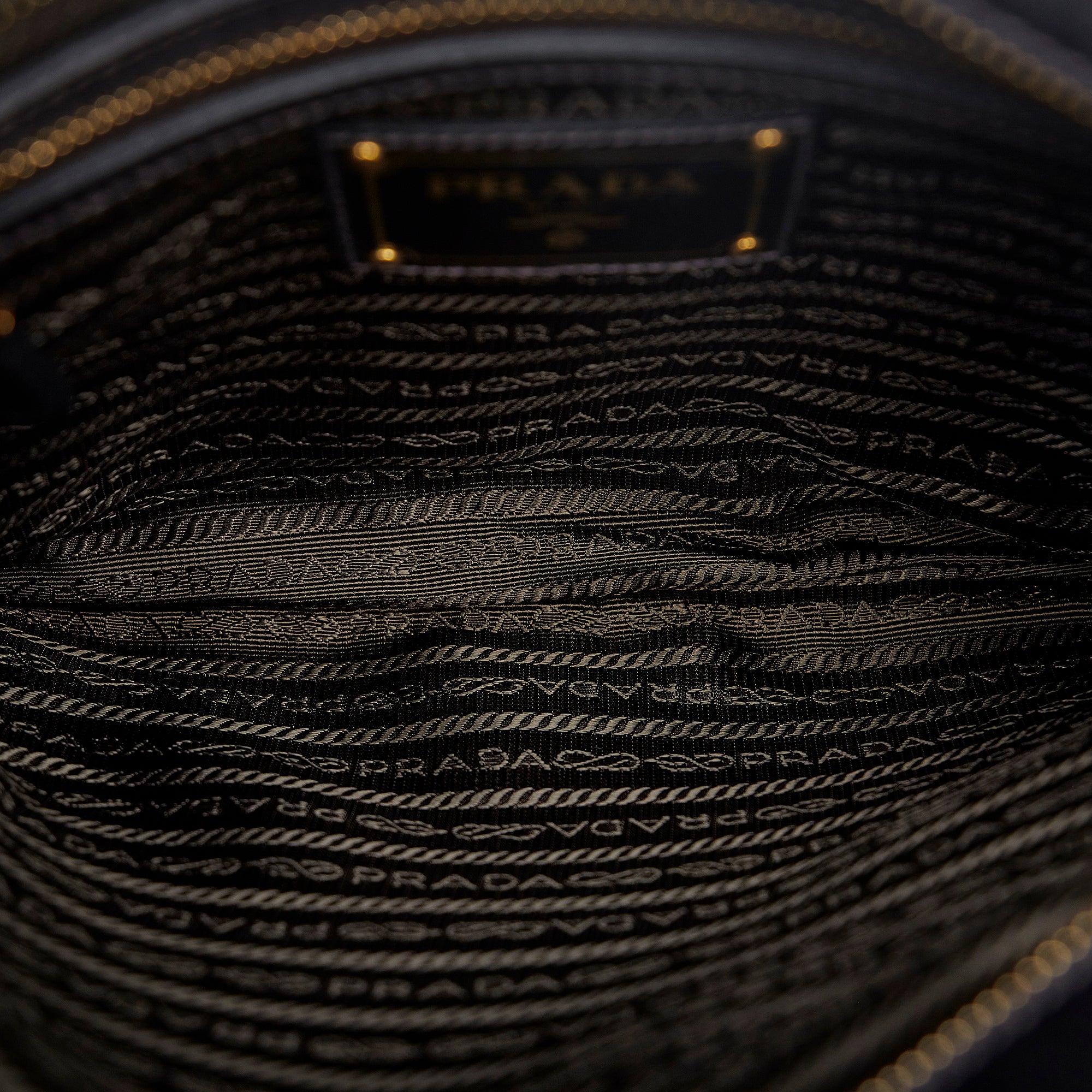 Prada | Pre-Owned Canapa Logo Crossbody | Brown