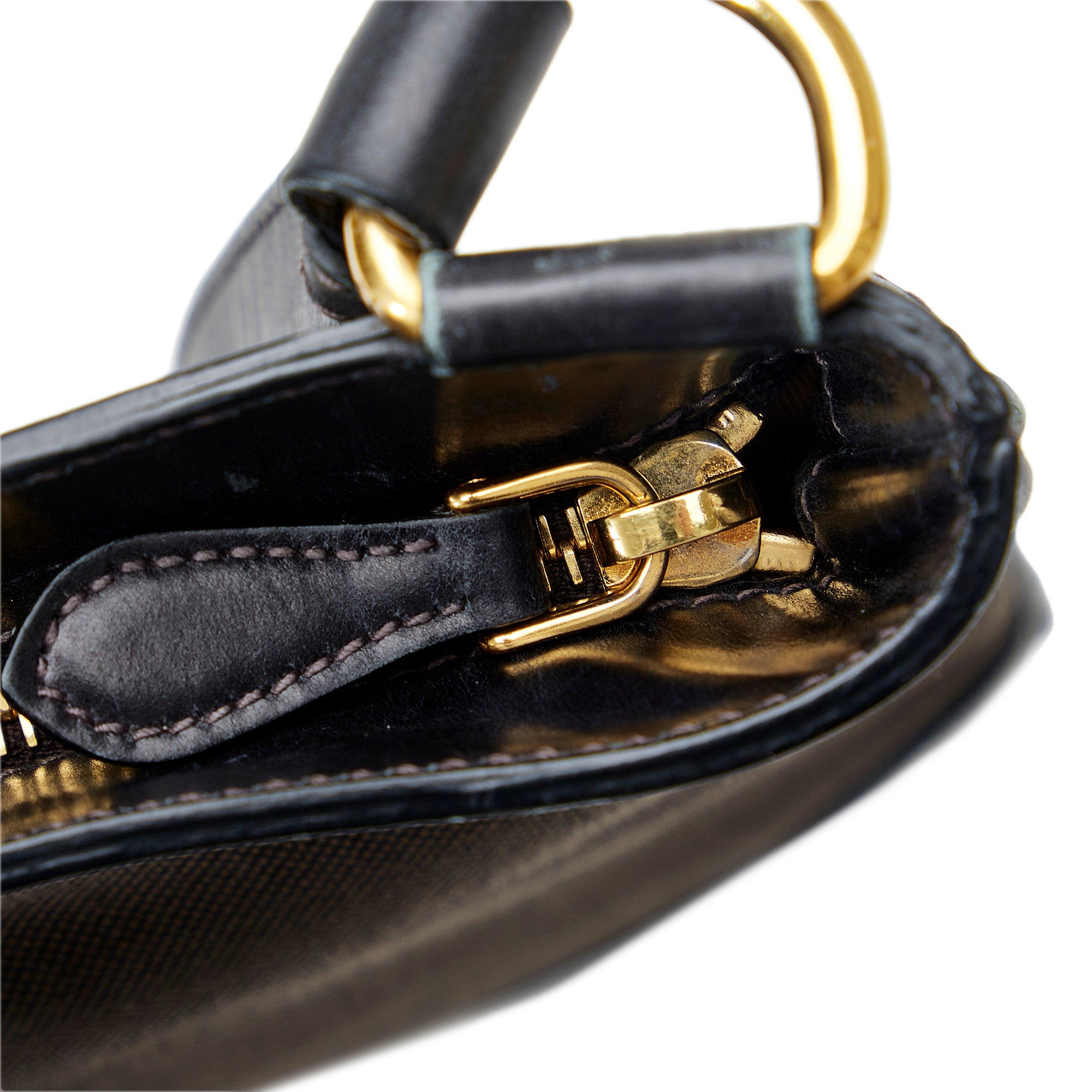 Prada | Pre-Owned Canapa Logo Crossbody | Brown