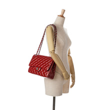 Chanel | Pre-Owned Jumbo Classic Patent Double Flap | Red