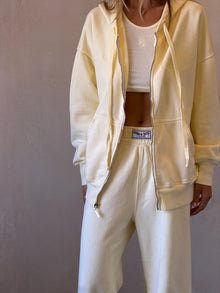 Women | Be Kind * Supreme Fleece Slouch Zip Hoodie | Sunwash