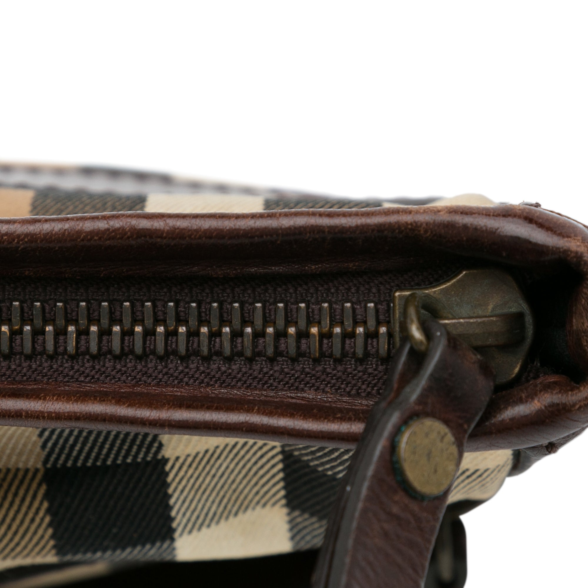 Burberry | Pre-Owned House Check Crossbody Bag | Brown