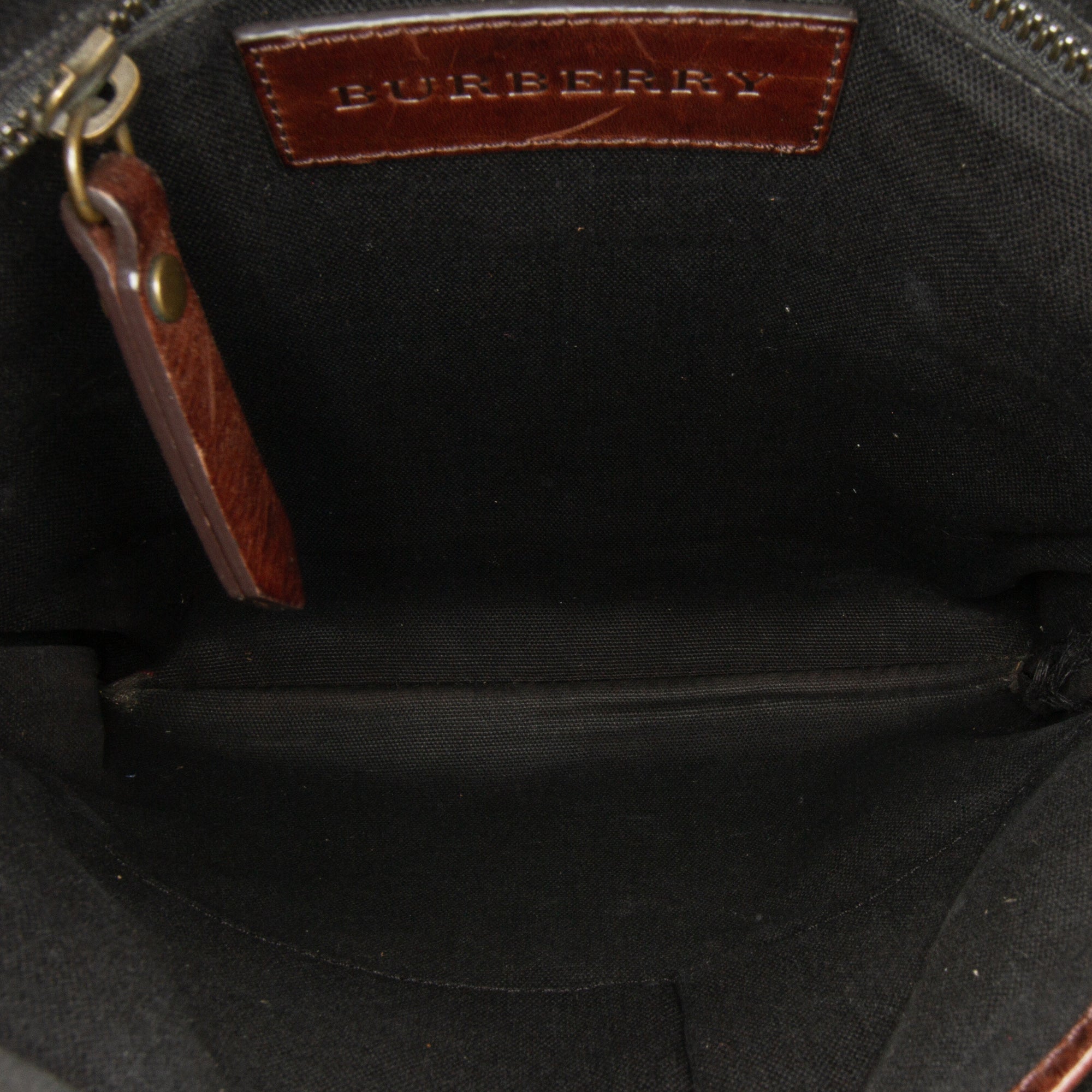Burberry | Pre-Owned House Check Crossbody Bag | Brown