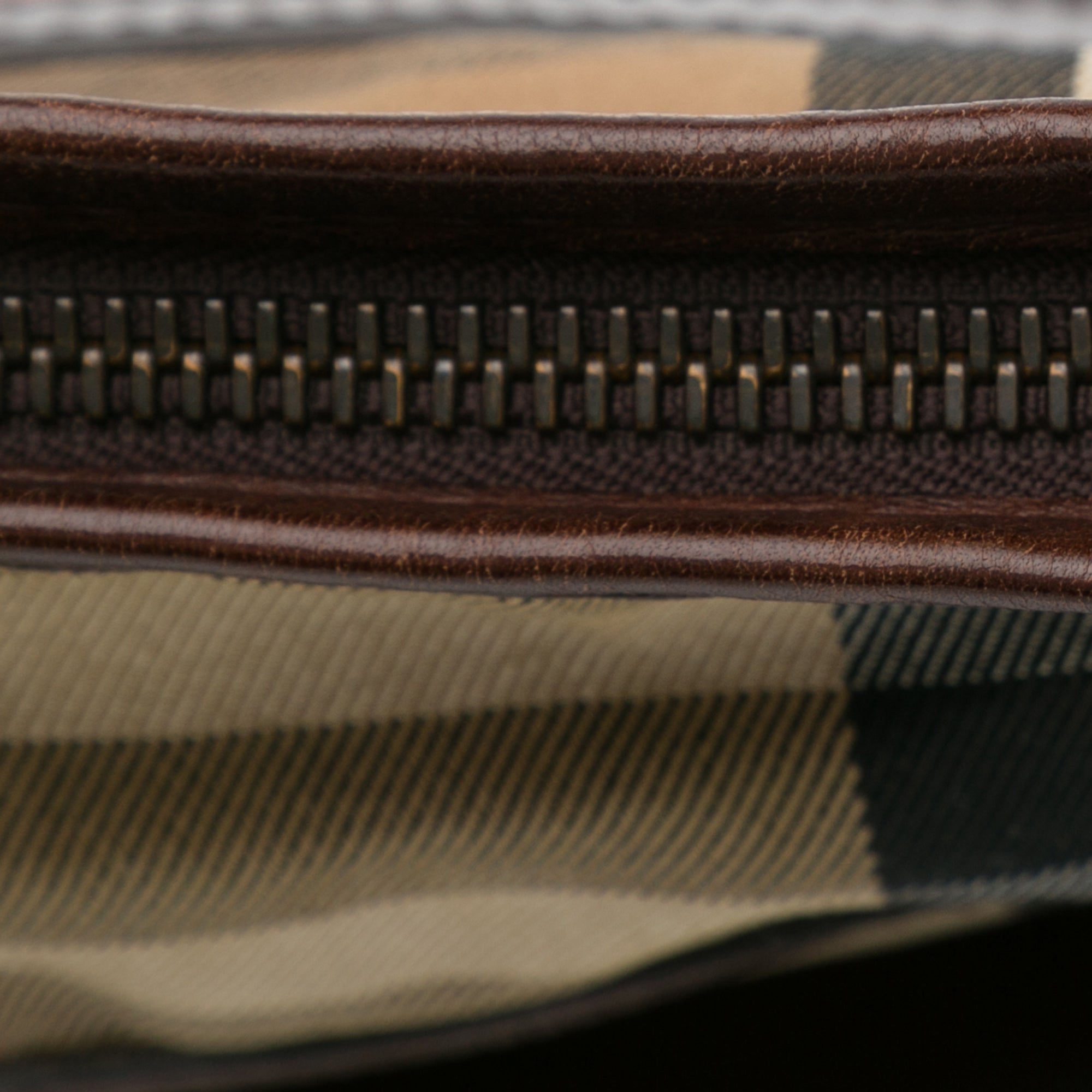 Burberry | Pre-Owned House Check Crossbody Bag | Brown