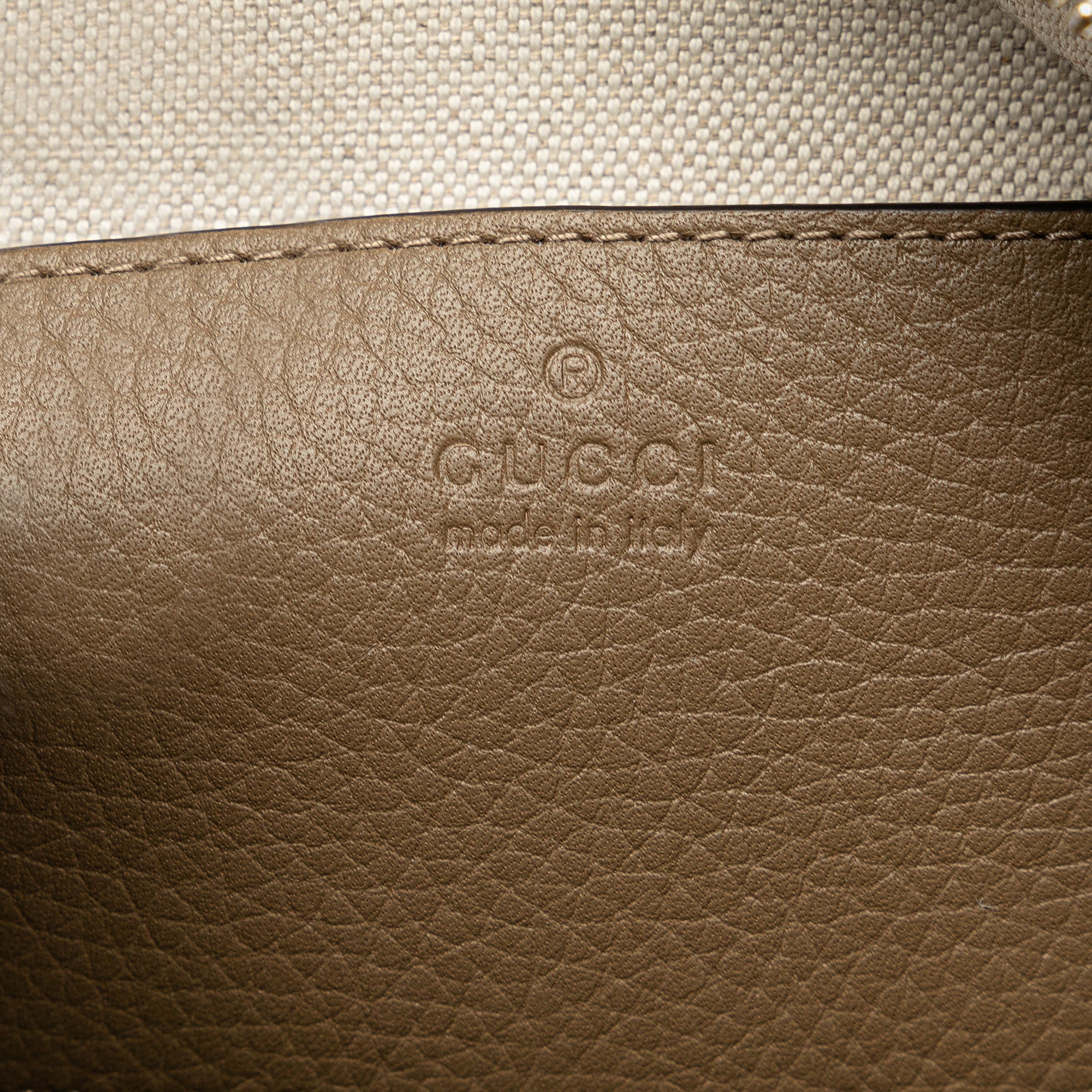 Gucci | Pre-Owned Mini Leather Jumbo GG Duffle Bag | Brown