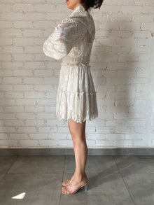 Juhi Short Dress | White