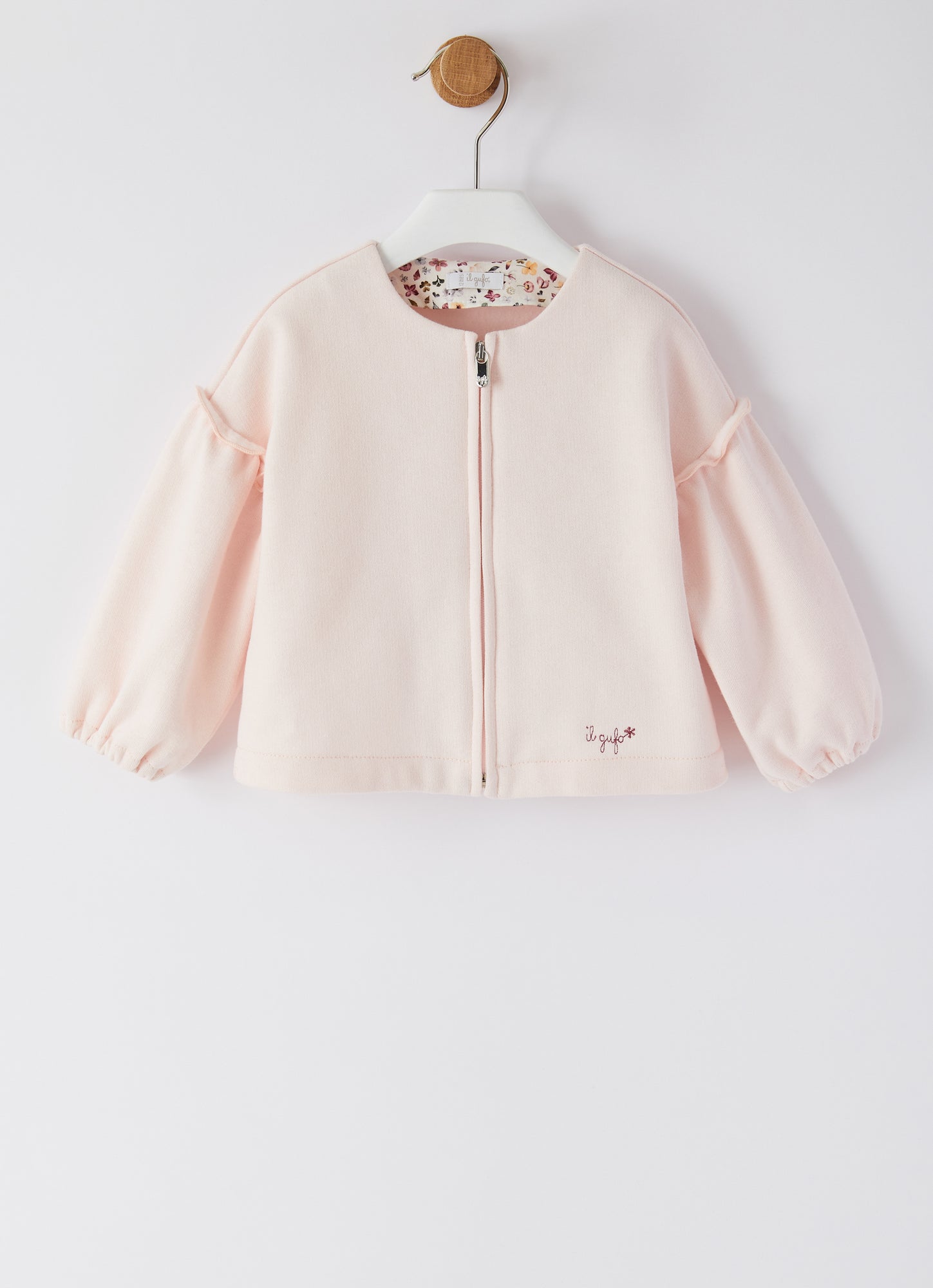 Sweatshirt with Balloon Sleeves | Rosa/Rosa Erica