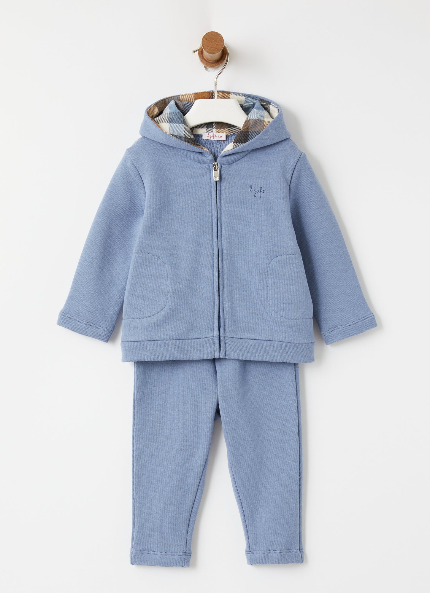 Two-Piece Fleece Set | Avio Chiaro/Aviatore