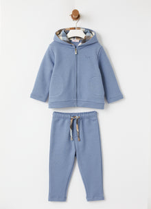 Two-Piece Fleece Set | Avio Chiaro/Aviatore