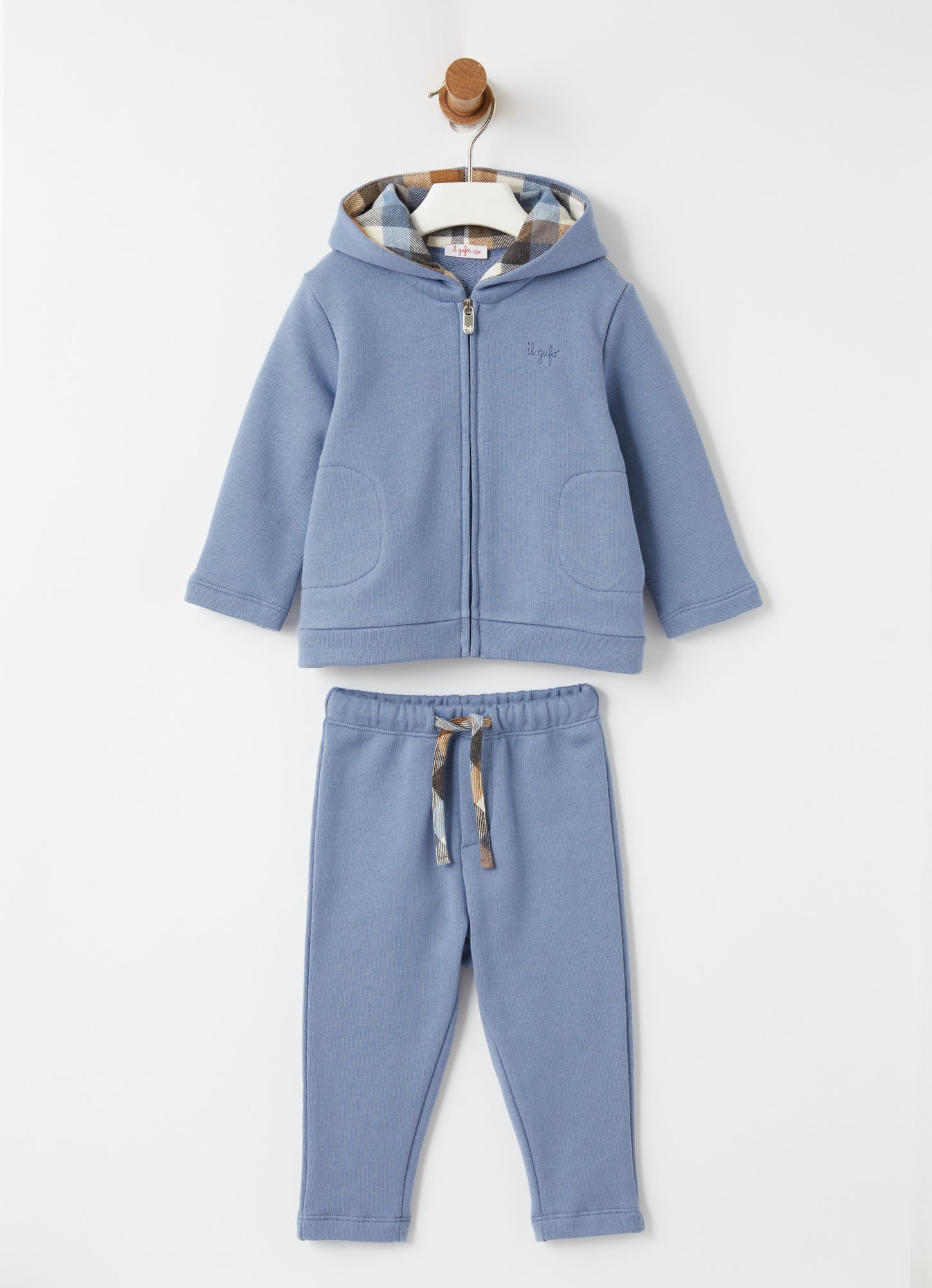 Two-Piece Fleece Set | Avio Chiaro/Aviatore