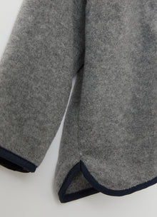 Two-Piece Fleece And Microfibre Set | Grigio Ferro/Blue