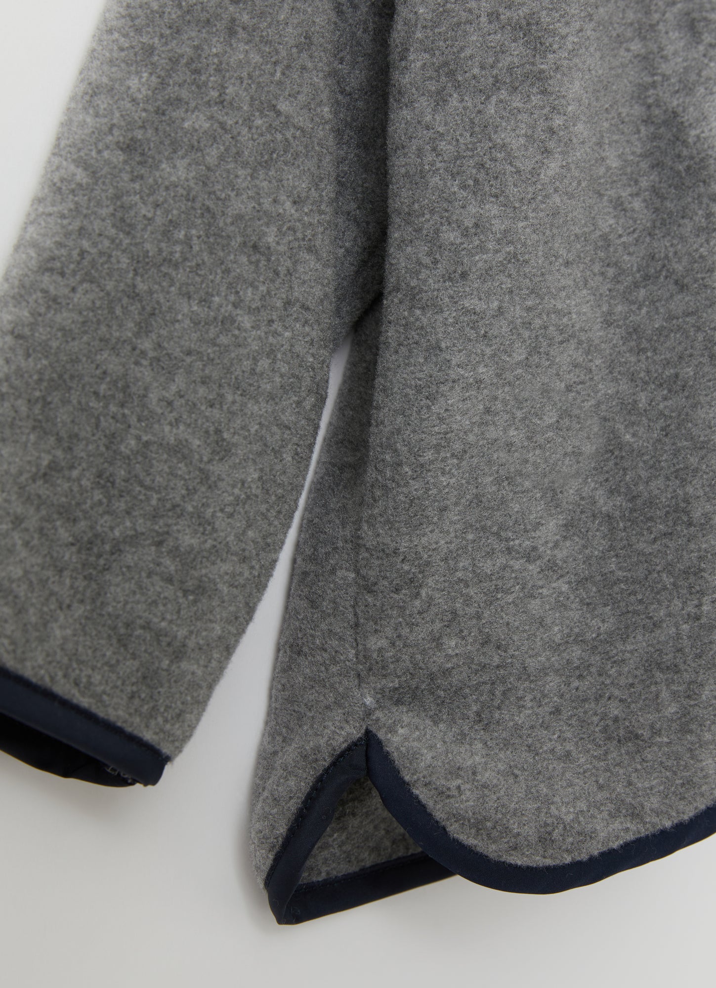 Two-Piece Fleece And Microfibre Set | Grigio Ferro/Blue