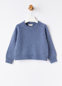 Lurex Wool And Cashmere Sweater | Ocean Blue
