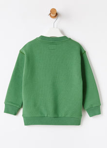 Sky Watcher Print Sweatshirt | Verde Drago/Verde