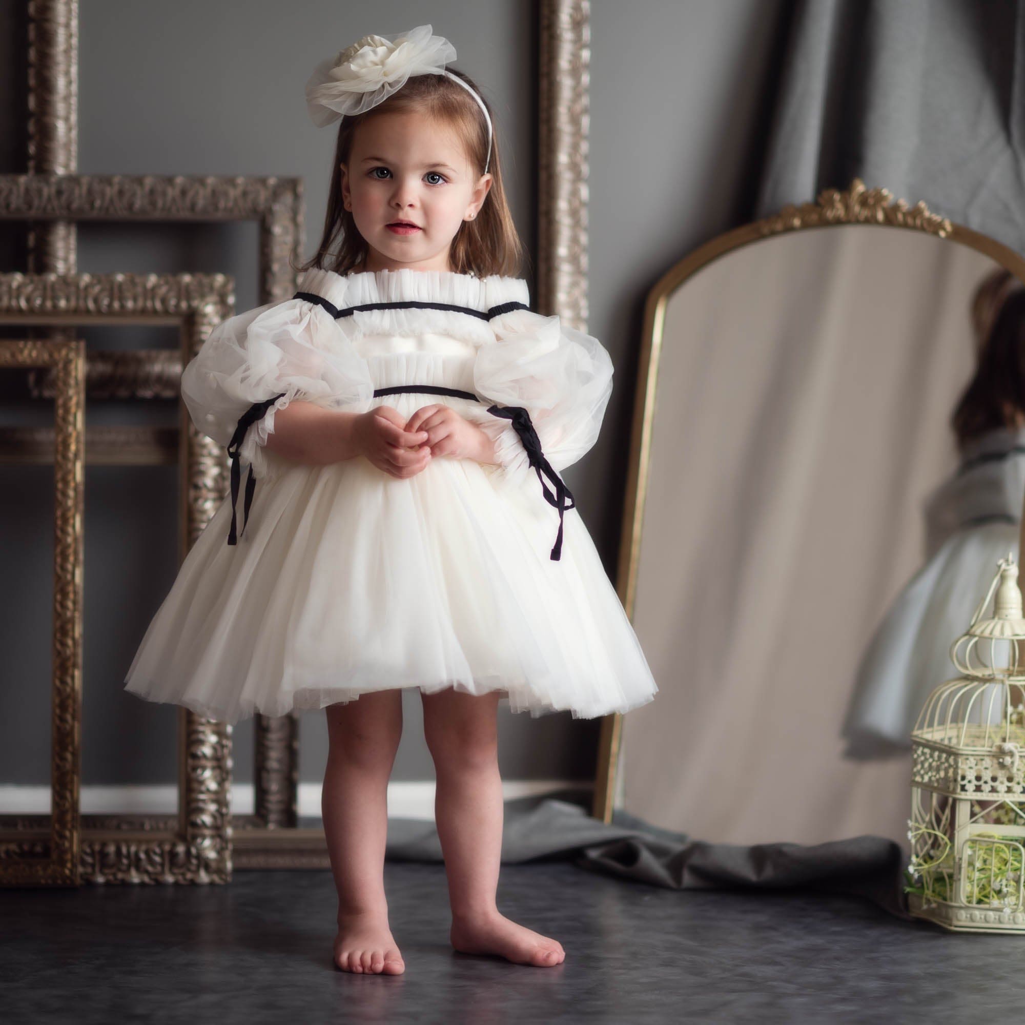 Girl | CocoIvory Tulle Dress | Ivory