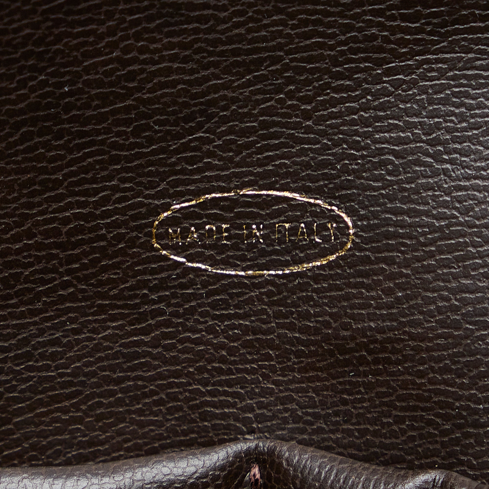 Chanel | Pre-Owned Leather Pouch | Brown